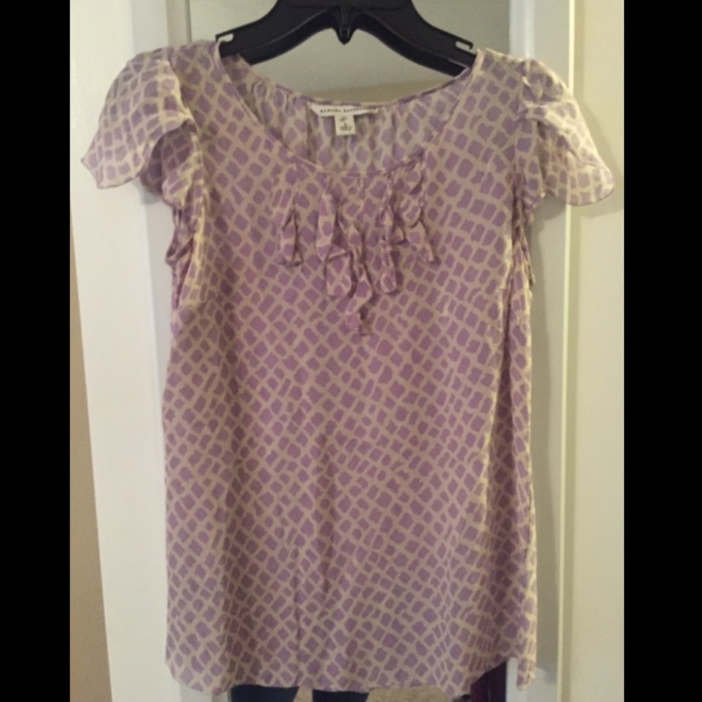 Banana Republic sleeveless printed blouse